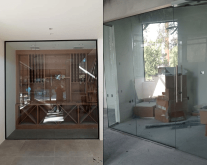 <p style="font-family: 'Poppins', sans-serif; font-weight: 700; font-size:24px;">FRAMELESS GLASS DOORS
 </p>